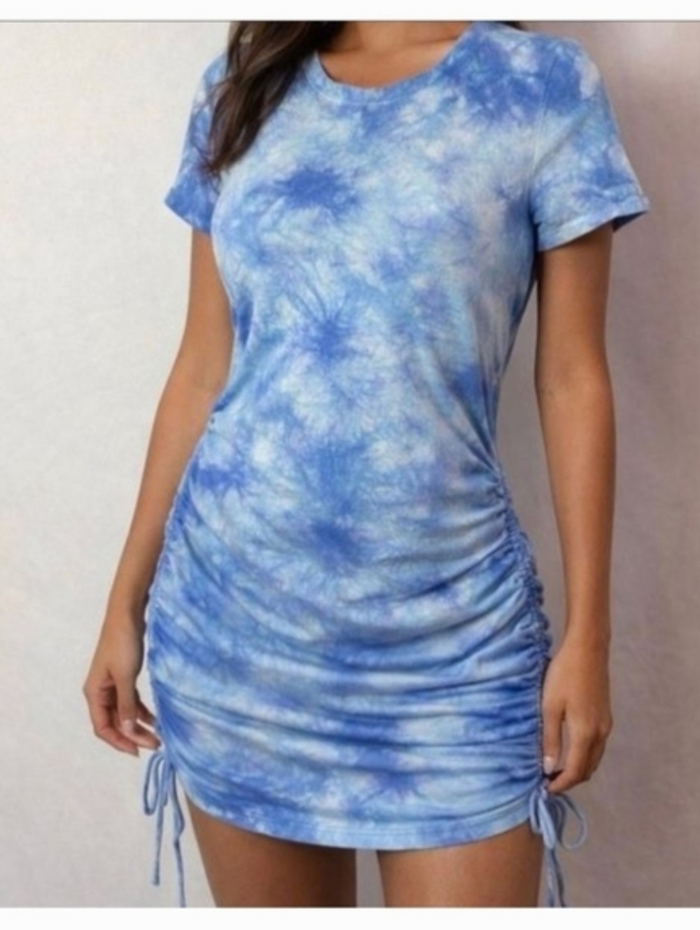 Victoria Secret PINK Ruched Side T-shirt Dress